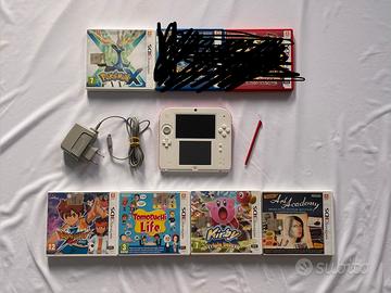 Nintendo 2ds + 5 giochi + Custodia