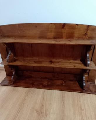 piattaia in legno antico 