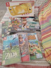 nintendo switch lite giallo 