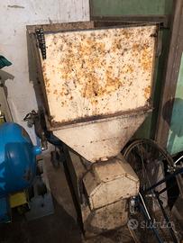 Diraspatrice elettrica per uva