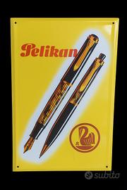 insegna pelikan smaltata