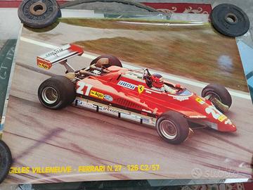 poster Gilles villeneuve 