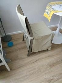 coprisedie stile shabby 