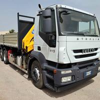 Iveco STRALIS 310 GRU EFFER E CASSONE RIBALTABILE