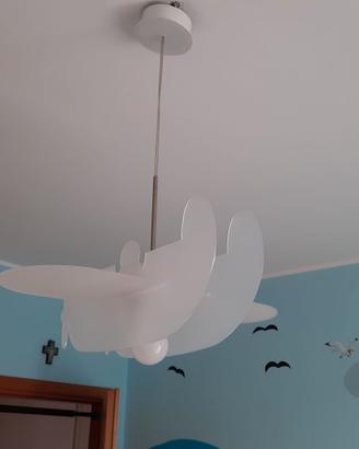 LAMPADARIO BIANCO CAMERETTA BIMBI