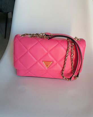 Borsa a tracolla GUESS Rosa Fucsia Trapuntata