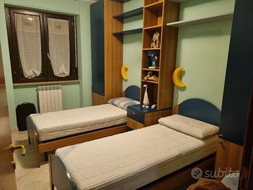 Cameretta + scrivania + sedia + cassettiera