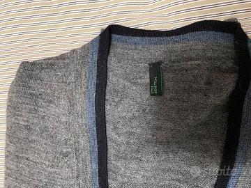 Cardigan Uomo Lana Benetton Tg S
