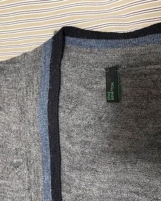 Cardigan Uomo Lana Benetton Tg S