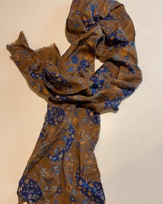 Sciarpa fantasia floreale