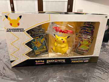 Pokemon Granfesta Pikachu VMax con statuina