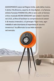Speaker Hi-Fi di design AUDIOPOWER 7 suono a 360°