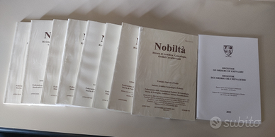 Rivistà Nobiltà - 9 volumi