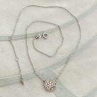 Collana Fossil in acciaio e strass