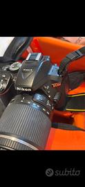nikon d5300 con l'obbiettivi