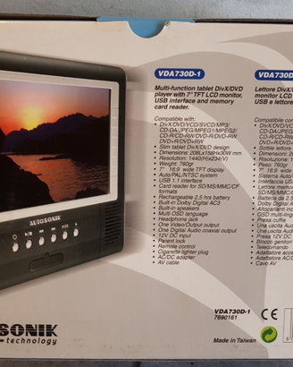 Multifunction Tablet 7" DVX/DVD MOBILE AUTOSONIK