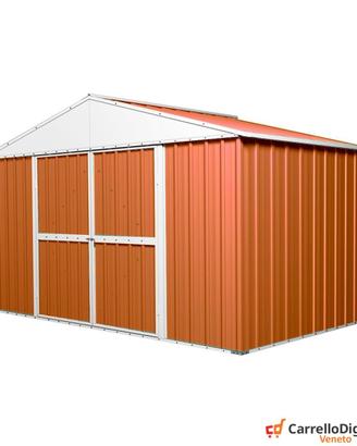 Capanno box esterno lamiera 360x175 legno chiaro