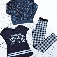 Set leggings + tshirt + felpa nuovi