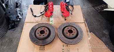kit freni maggiorati brembo 305 595 abarth competi