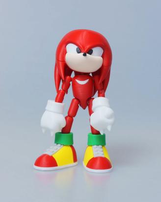 Action Figure Knuckles snodabile (Stampa 3D)