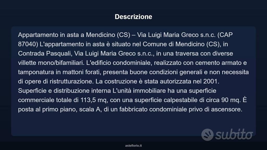 Appartamento – Mendicino, Cosenza - Vista 4