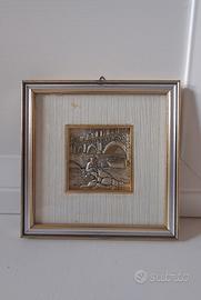 quadretto in argento - pescatore