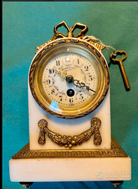 RARO:ANTICOorologioCAMINO"PietroGIUDICI"MARMO'900