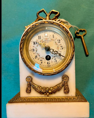 RARO:ANTICOorologioCAMINO"PietroGIUDICI"MARMO'900
