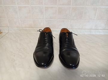 SCARPE DA UOMO ELEGANTI IN PELLE NERA