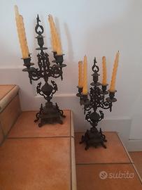 CANDELABRI Vintage da collezione 