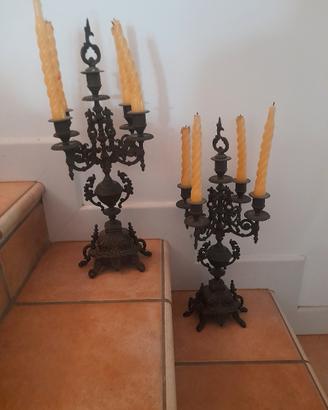 CANDELABRI Vintage da collezione 