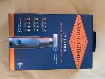 macchinetta capelli e barba king.c.gillette