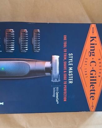 macchinetta capelli e barba king.c.gillette