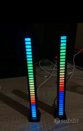 Barre led rgb con controllo della musica