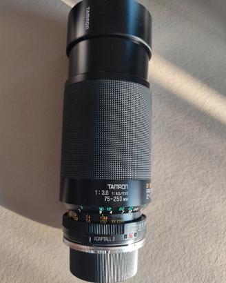 obbiettivo zoom tamron 75 250