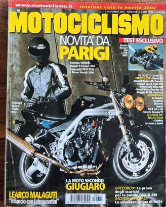 (TRIUMPH)Rivista motociclismo n ⁰11 novembre 2001