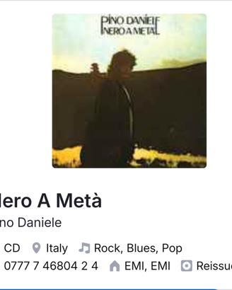 CD Pino Daniele Nero a Metà 