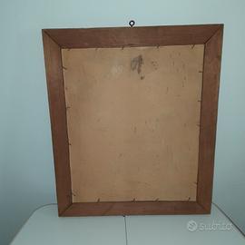 Specchio da muro inizio 900,  vetro anticato