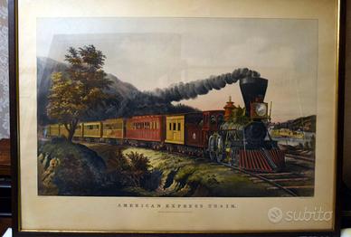 Stampe treni americani