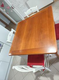 tavolo quadrato allungabile 50€
