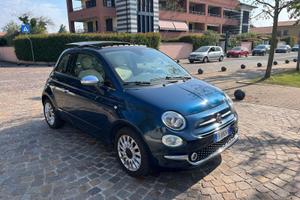 FIAT 500 1.2 lounge blu - tetto panoramico