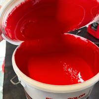 Pittura murale BALDINI gialla e rossa