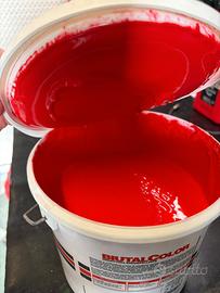 Pittura murale BALDINI gialla e rossa