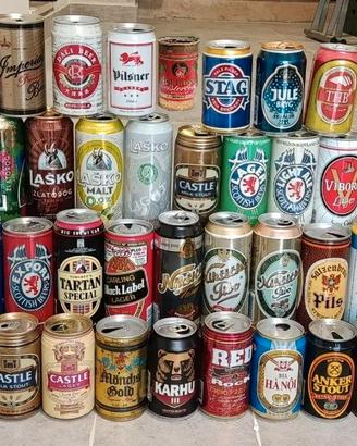 Lattine di birra - Lotto di 92 pezzi (per Giulia)