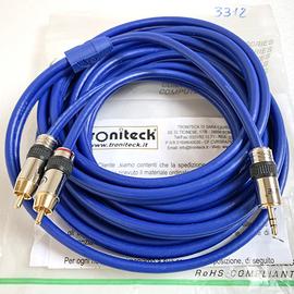 InLine 89935P Cavo Audio 2x RCA M à 3,5 mm, 5 m