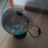 lampadario mappamondo