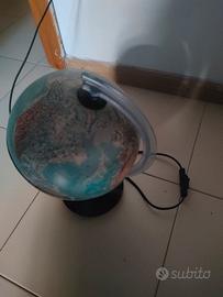 lampadario mappamondo