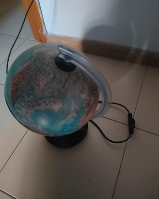 lampadario mappamondo