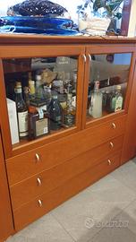 Madia in legno ciliegio 195x106x50x - Udine