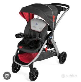 Passeggino Chicco con pedana e seduta dietro